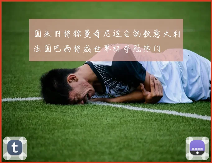 国米旧将称曼奇尼适合执教意大利法国巴西将成世界杯夺冠热门