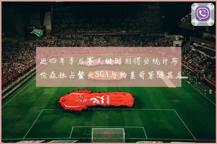 近四年季后赛关键时刻得分统计布伦森独占鳌头SGA与约基奇紧随其后